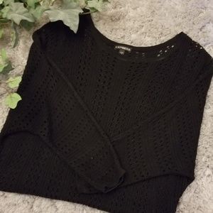 Black Knit Top